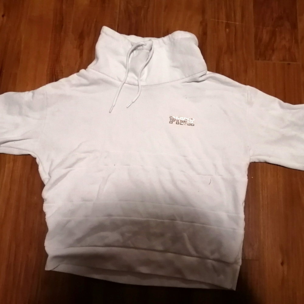 White Pink Victoria Secret Sweatshirt